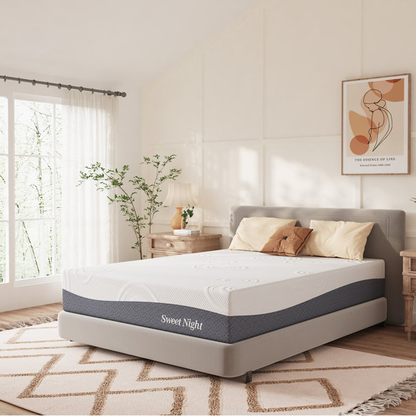 Alwyn Home McCurtain 12'' Medium Cooling Gel Memory Foam Mattress